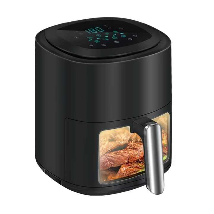 Air Fryer, 1200W, 5.5L, Dokunmatik Ekran, Gözlem Penceresi