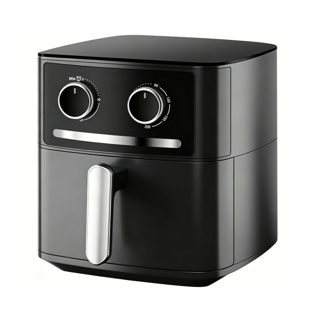 10L High Quality Mechanical Air Fryer, Adjustable Time & Temp, Oil-Free Home Cooker for Fries & Pizza