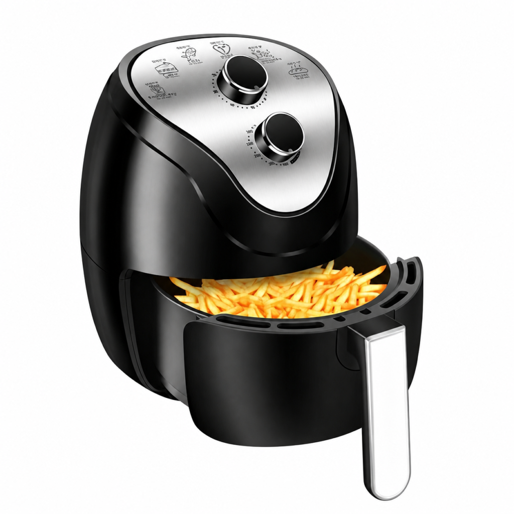 Fritadeira Elétrica, 1500W, 5.5L, Controle Mecânico, 80-200C