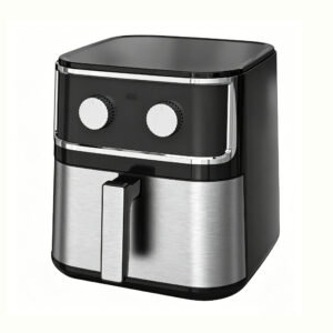 8L Large Capacity Multifunctional Air Fryer, Non-stick Stainless Steel Automatic Kitchen Appliance