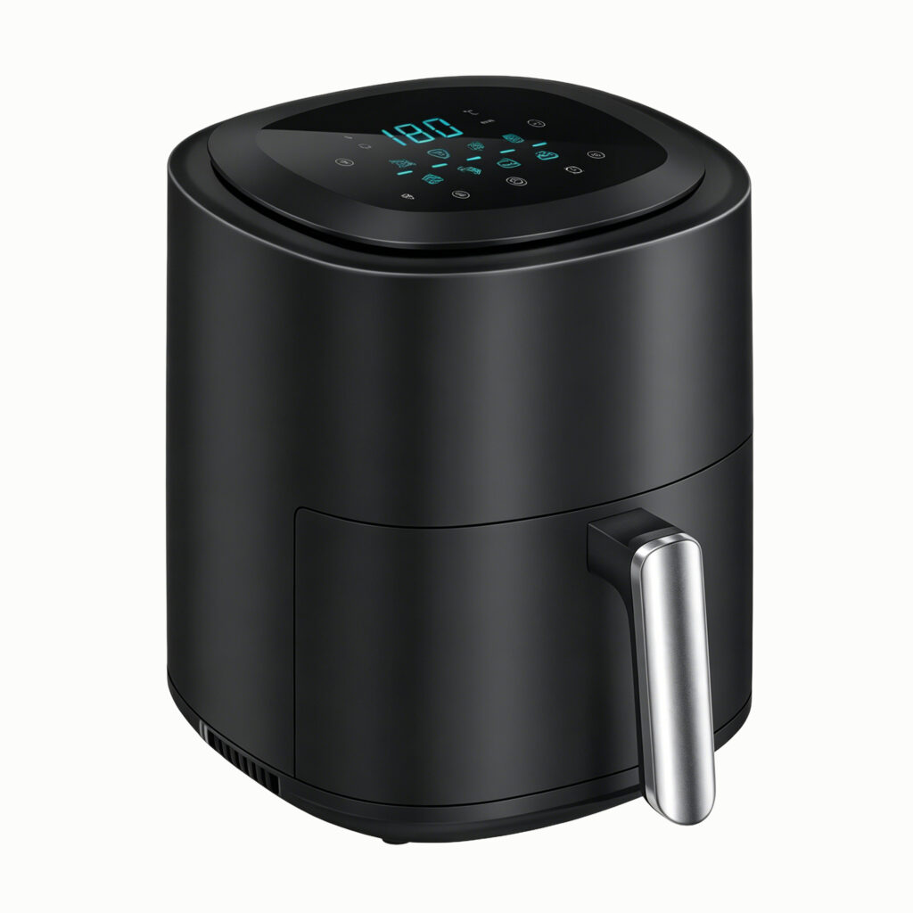 4L High Quality Smart Air Fryer, 1200W Multifunctional with Touch Control, Oil-Free Electric Cooker for Kitchen Use